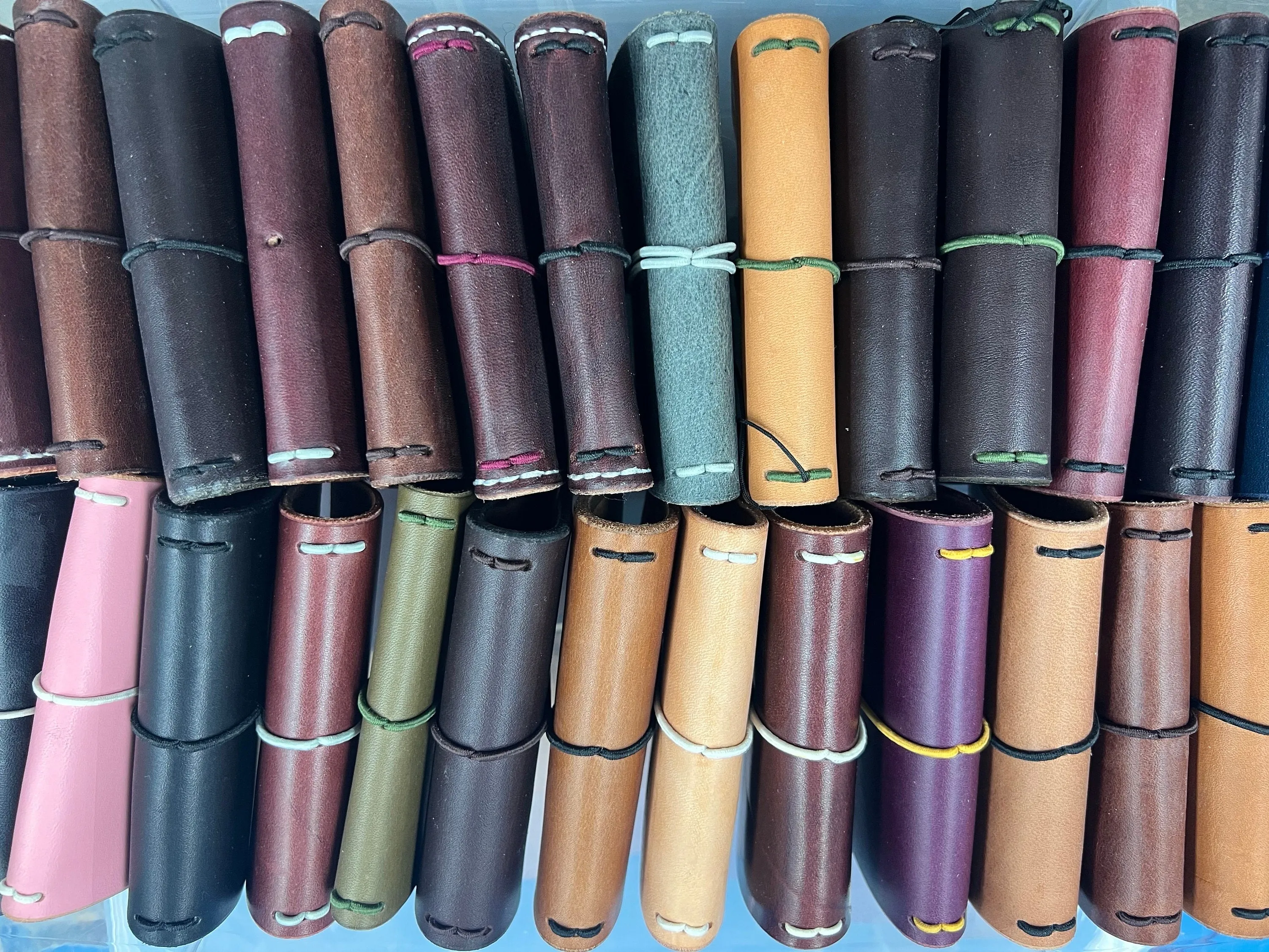 MINI Traveler, EDC notebook cover, Leather Travelers Notebook, 2 Inserts Included