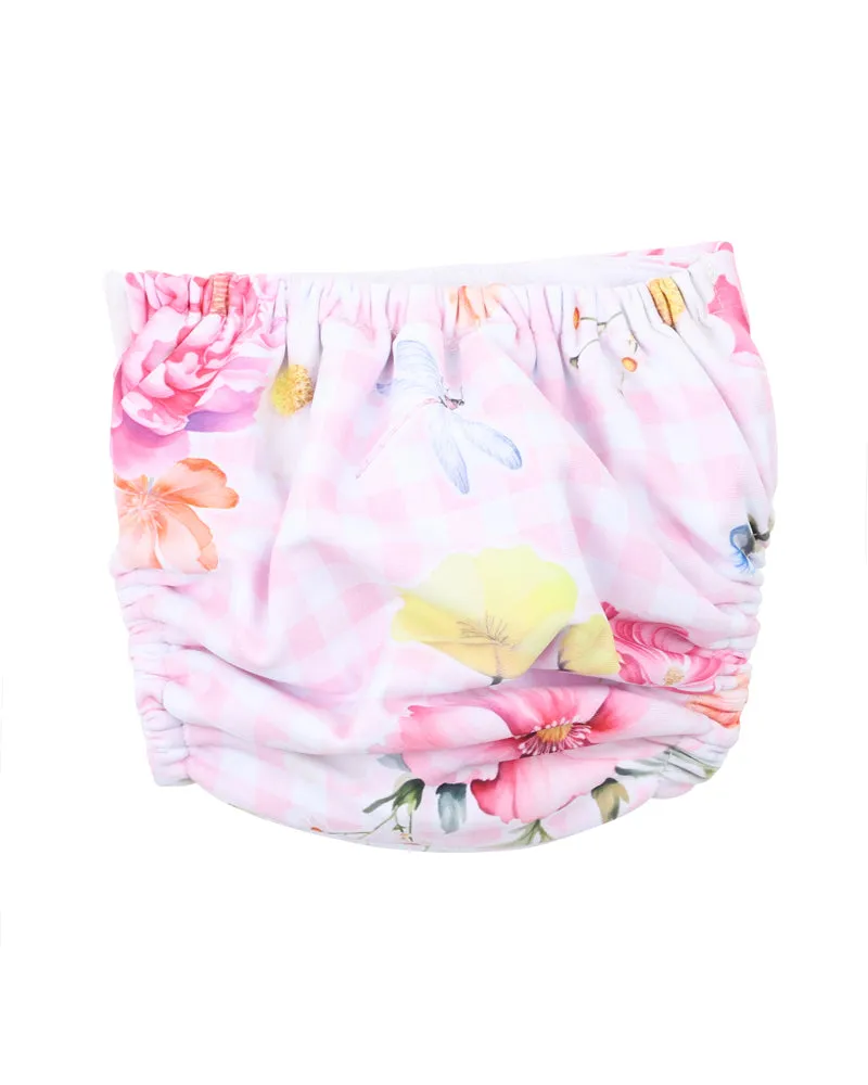 MINIHAHA CONNIE PRINT AQUA NAPPY