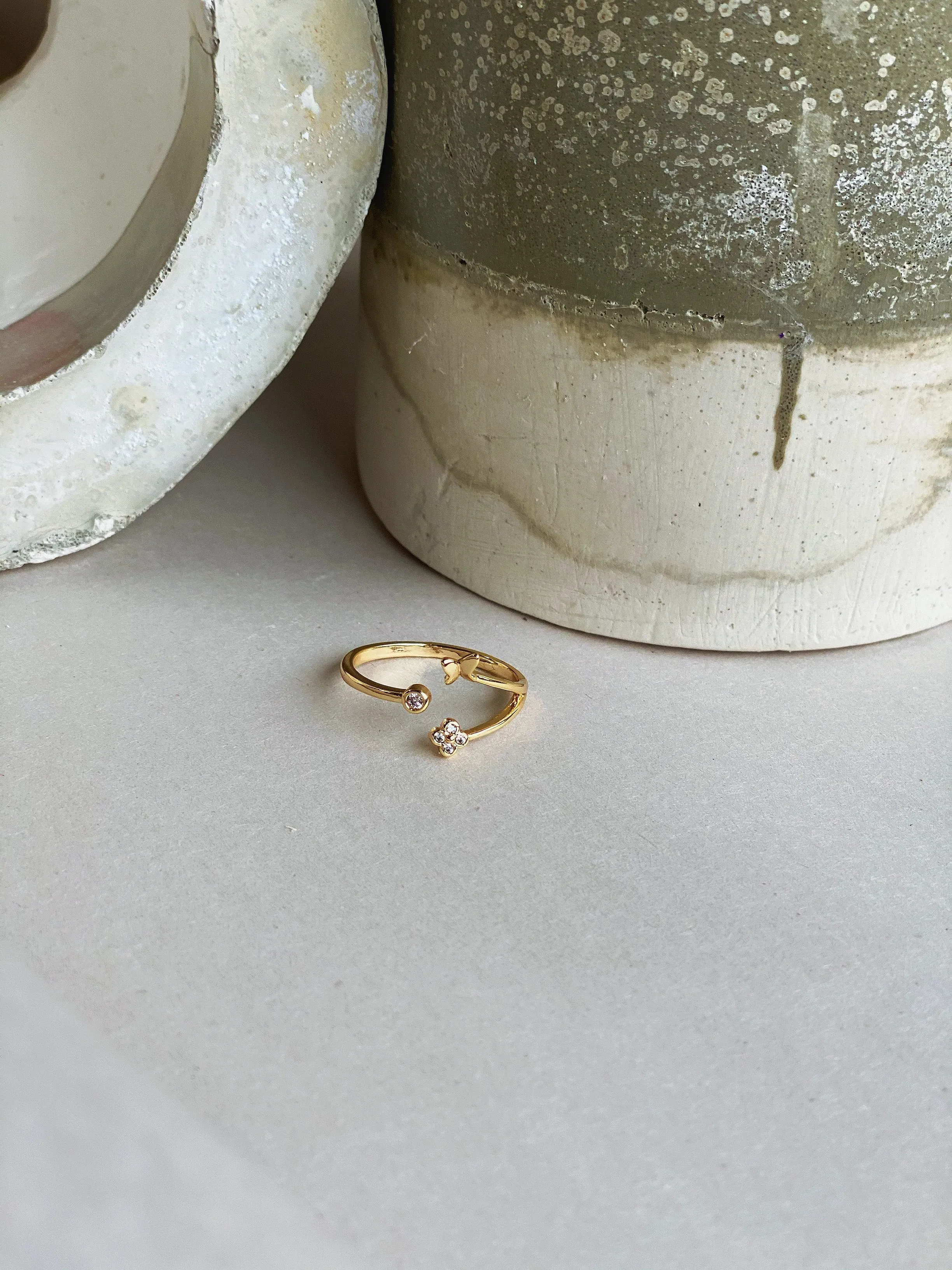 Minimalist Butterfly Ring