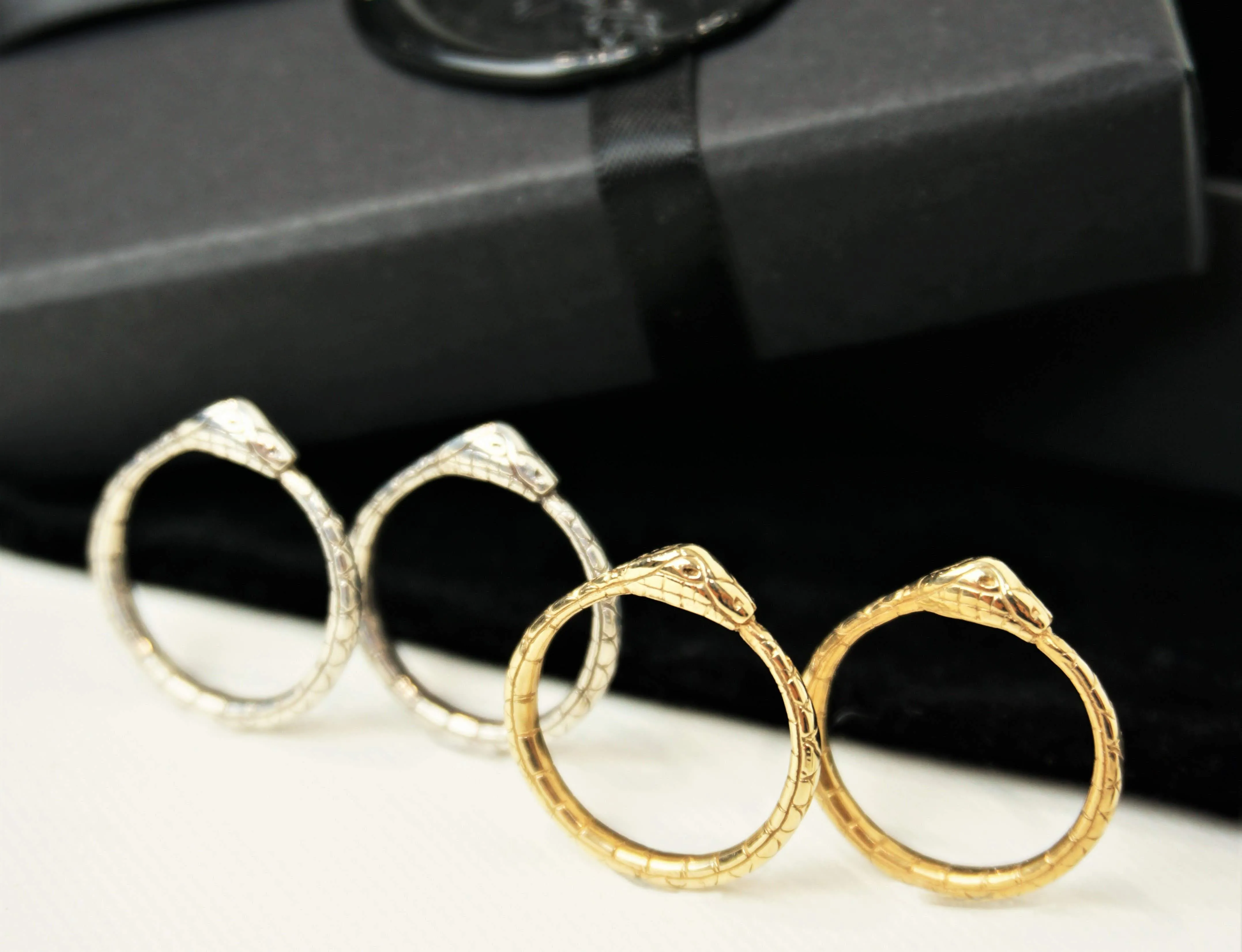 Minimalist Ouroboros Ring