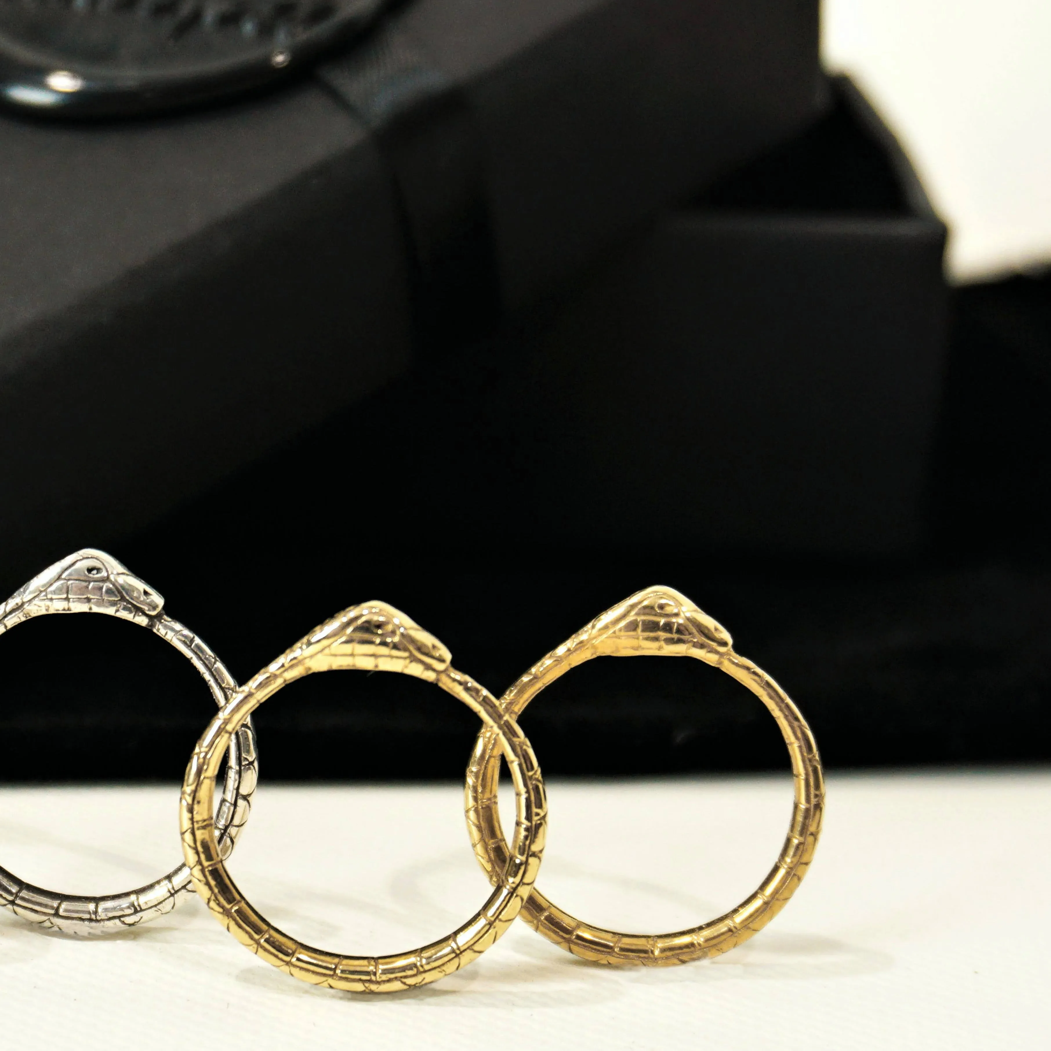 Minimalist Ouroboros Ring