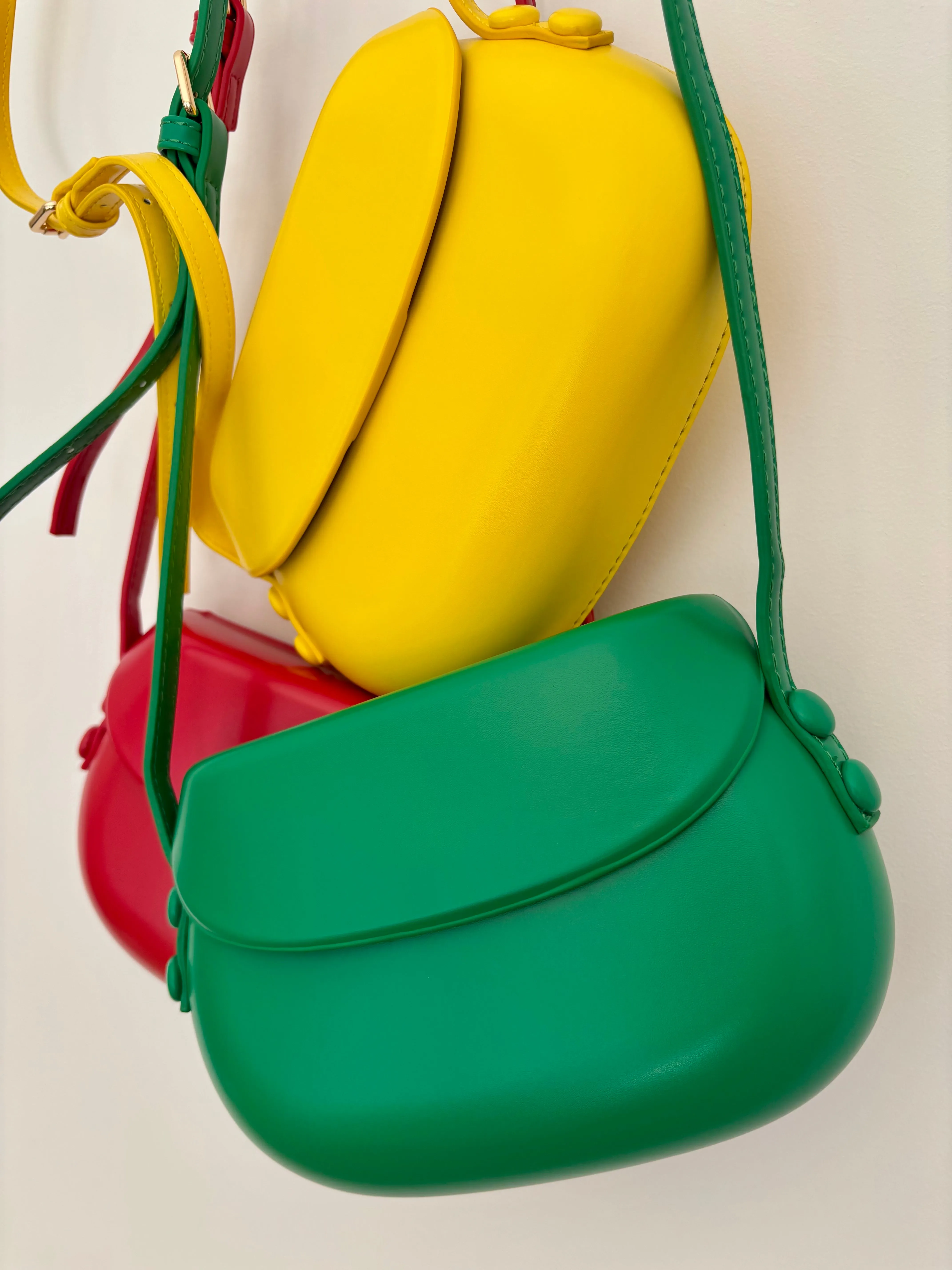 MISS MOSS: HEPWORTH X/BODY BAG - GREEN