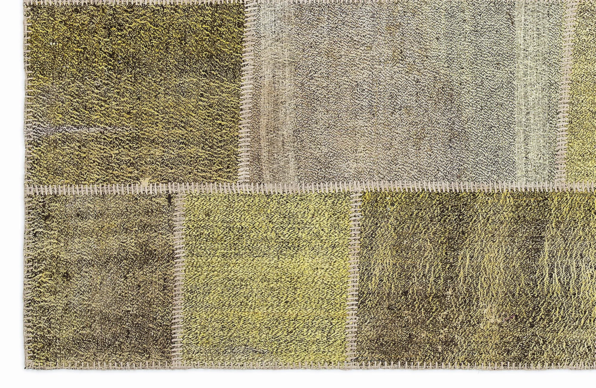 Mixed Over Dyed Kilim Patchwork Unique Rug 5'3'' x 7'7'' ft 160 x 230 cm