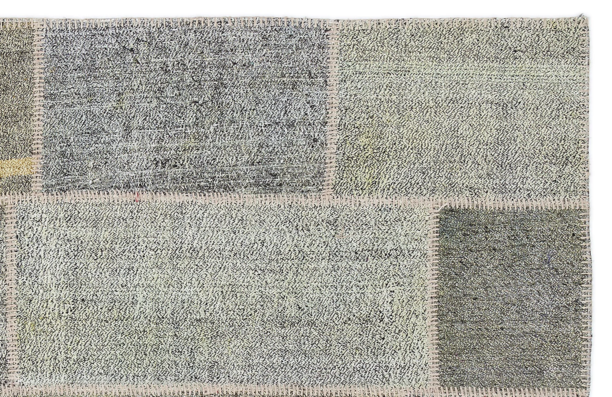 Mixed Over Dyed Kilim Patchwork Unique Rug 5'3'' x 7'7'' ft 160 x 230 cm