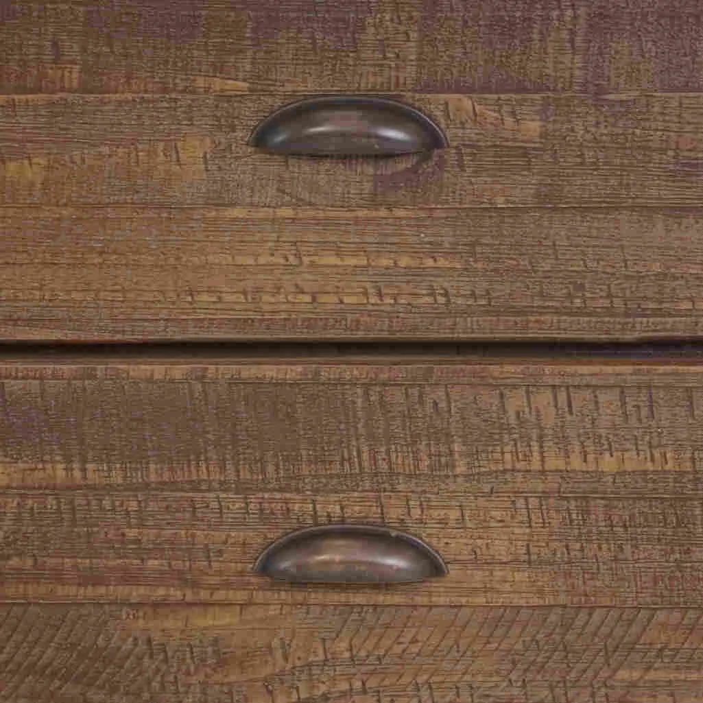 Montauk 6 Drawer Double Dresser Grain Wood Furniture Color: Rustic Walnut