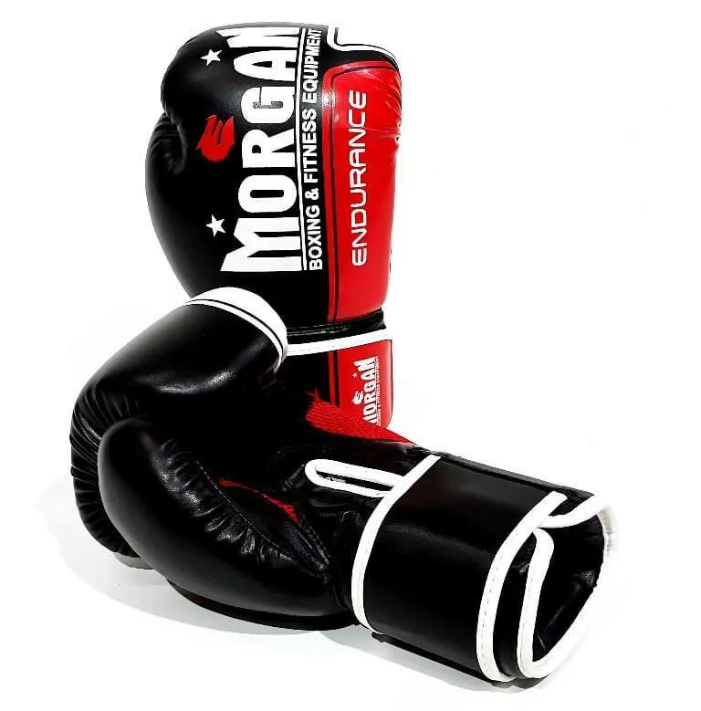 MORGAN ENDURANCE PRO BOXING PUNCHING GLOVES SPARRING MMA PUNCHING BAG