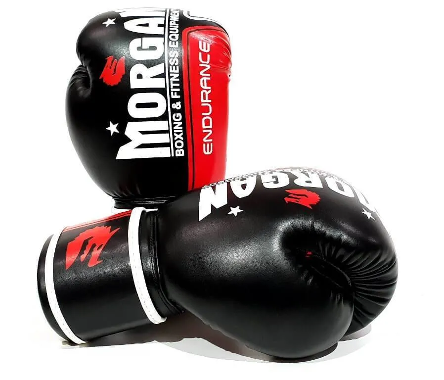 MORGAN ENDURANCE PRO BOXING PUNCHING GLOVES SPARRING MMA PUNCHING BAG