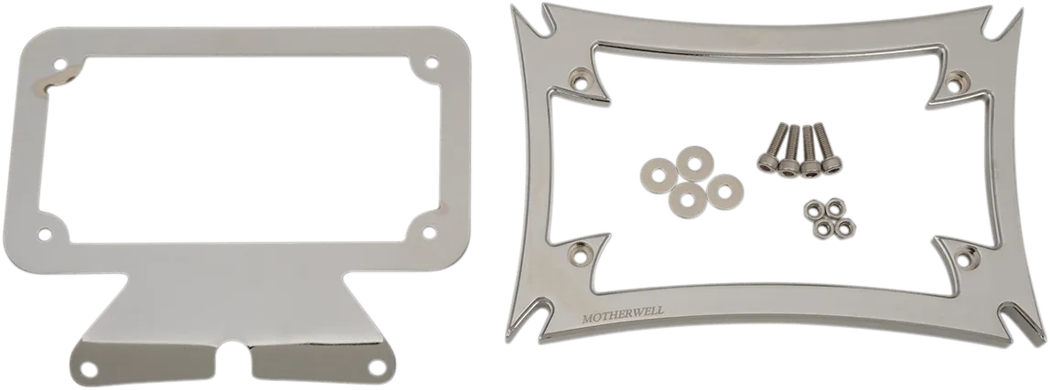 Motherwell DC-862-CH Maltese License Plate Frame - Chrome