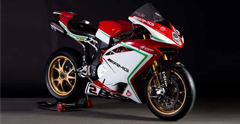 MV Agusta F4RC WSBK Reparto Corse wheel set Leon Camier Autographed