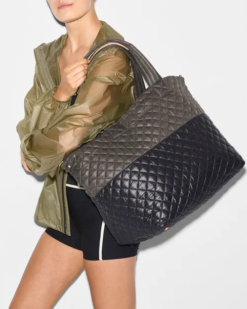MZ Wallace - Large Metro Tote Deluxe - Black/Magnet