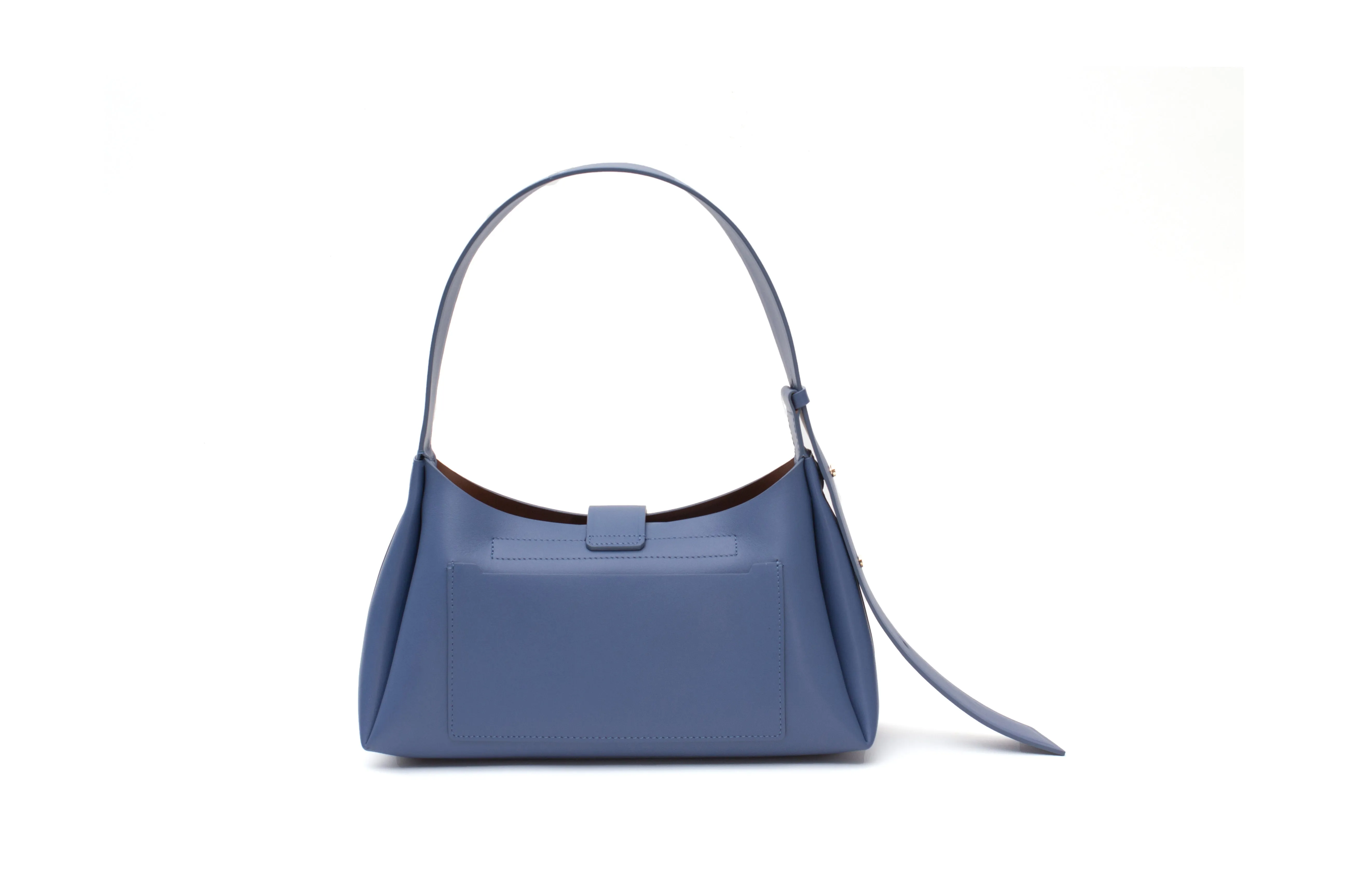 Nº47 Lucite Buckle Shoulder - Bleu