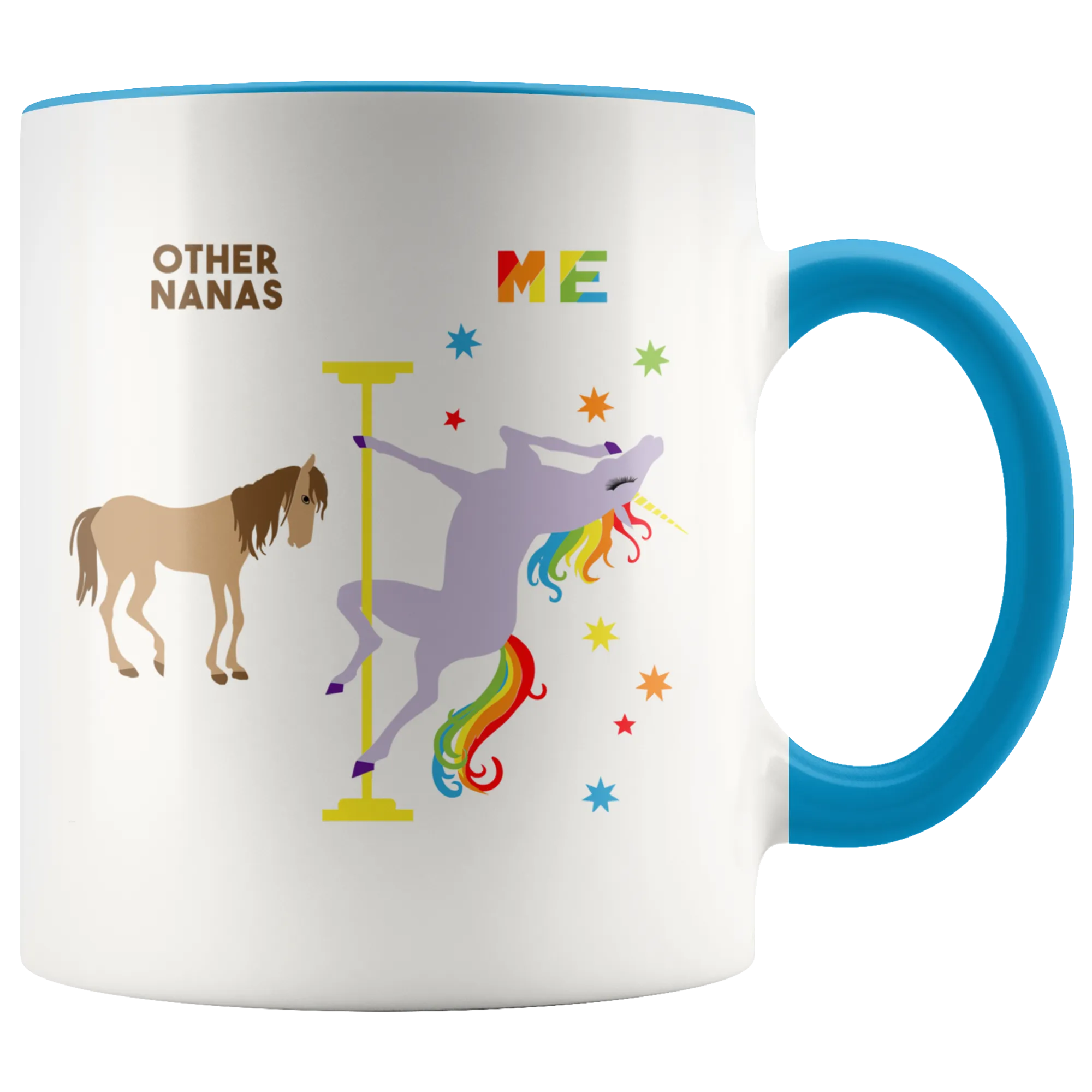Nana Gift for Nana Mug Christmas Gift for Grandma Gift for Grandma Gift for Grandmother Gift Grandma Coffee Cup Pole Dancing Unicorn