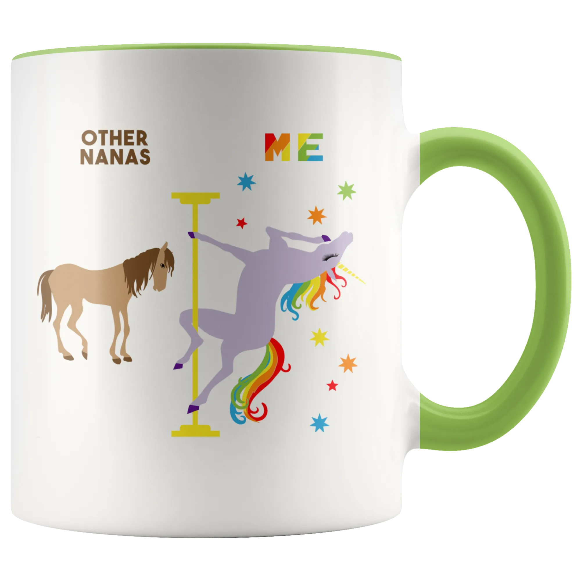 Nana Gift for Nana Mug Christmas Gift for Grandma Gift for Grandma Gift for Grandmother Gift Grandma Coffee Cup Pole Dancing Unicorn