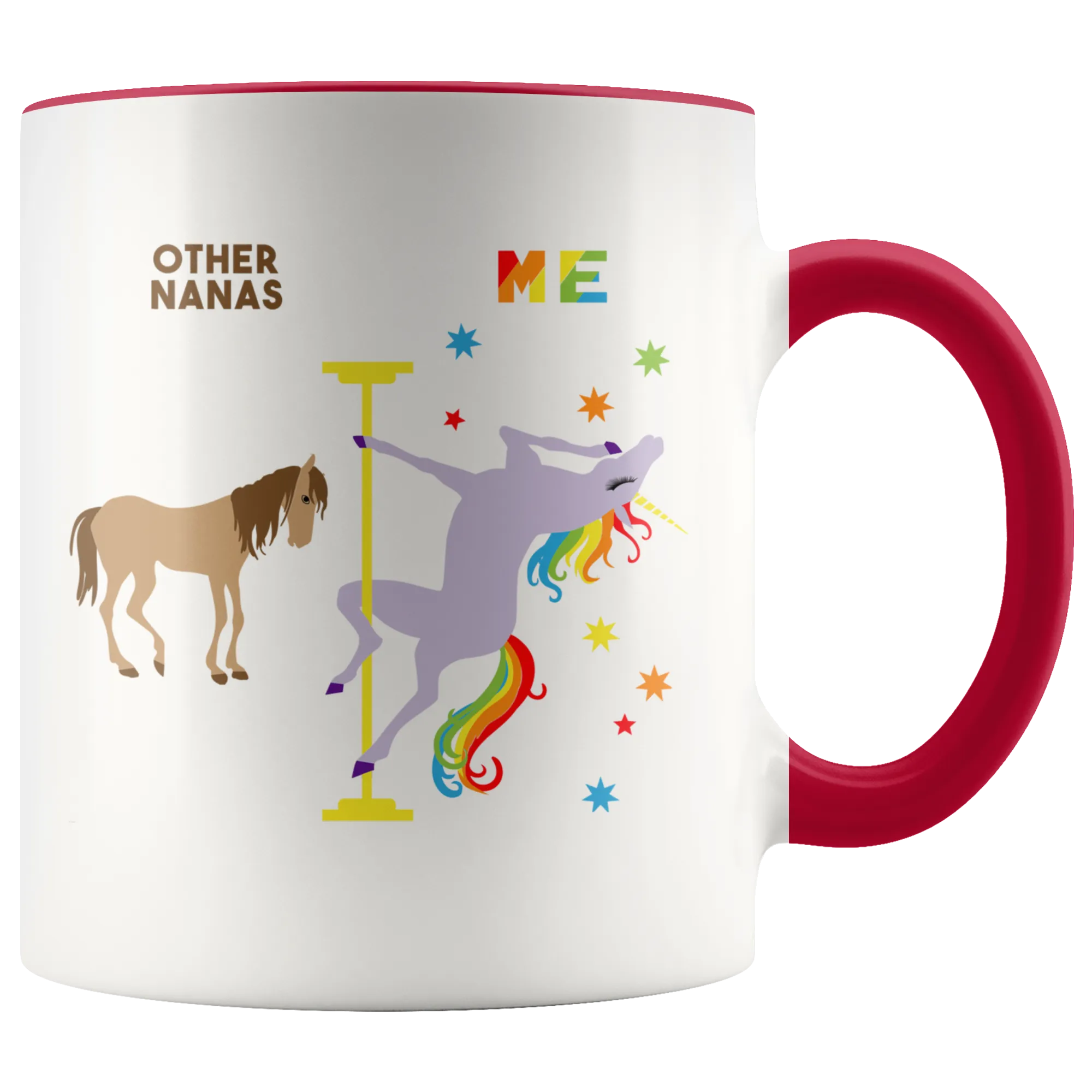 Nana Gift for Nana Mug Christmas Gift for Grandma Gift for Grandma Gift for Grandmother Gift Grandma Coffee Cup Pole Dancing Unicorn