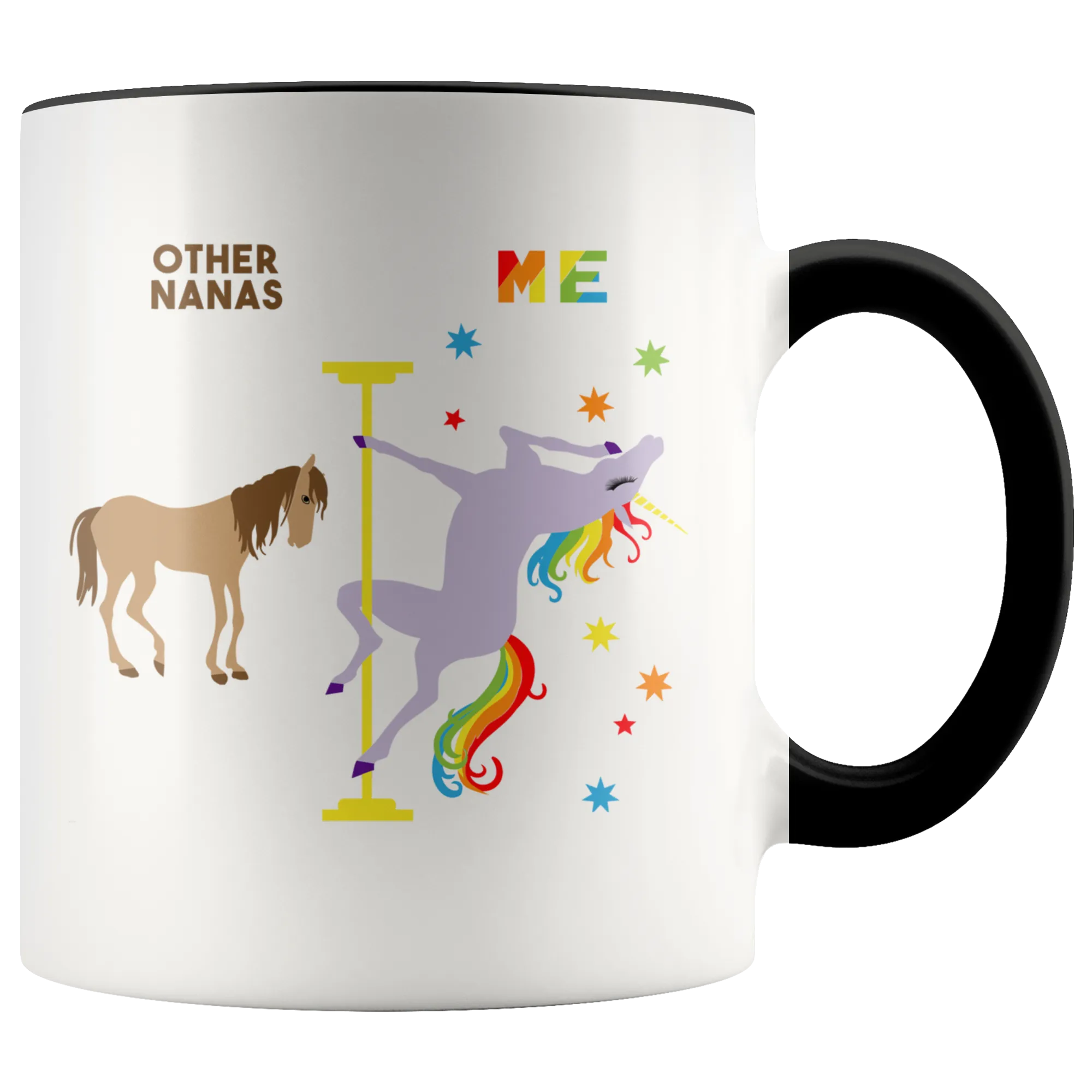 Nana Gift for Nana Mug Christmas Gift for Grandma Gift for Grandma Gift for Grandmother Gift Grandma Coffee Cup Pole Dancing Unicorn