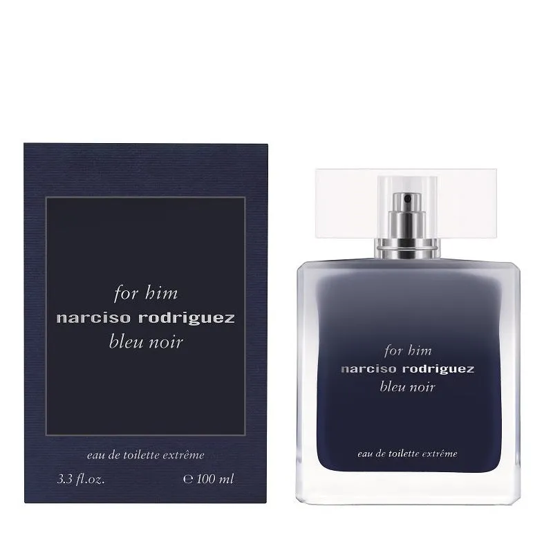 Narciso Rodriguez Bleu Noir Extreme Eau De Toilette For Men 100ml