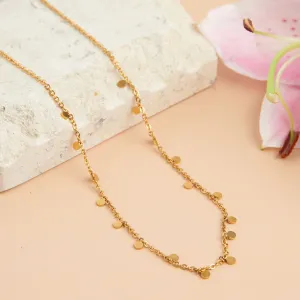 Narelle Waterproof Disc Chain Necklace
