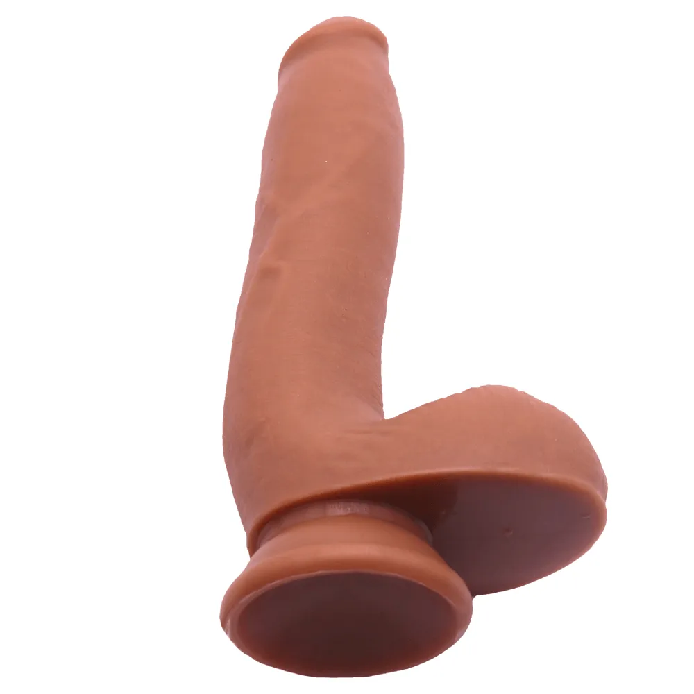 Neojoy - Realstic Silicone Dildo With Suction Cup - 17cm - 320gm - Flesh