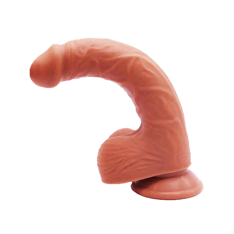 Neojoy - Realstic Silicone Dildo With Suction Cup - 22.5cm - 365gm - Flesh