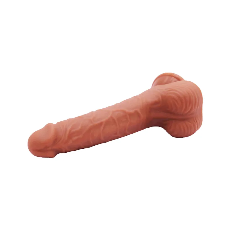 Neojoy - Realstic Silicone Dildo With Suction Cup - 22.5cm - 365gm - Flesh