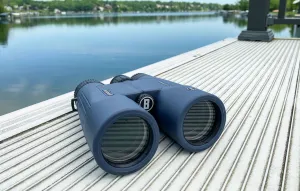 New Bushnell H20 10x42mm Waterproof Binoculars in Navy with lens caps, strap & Carry Bag! Retails $150 