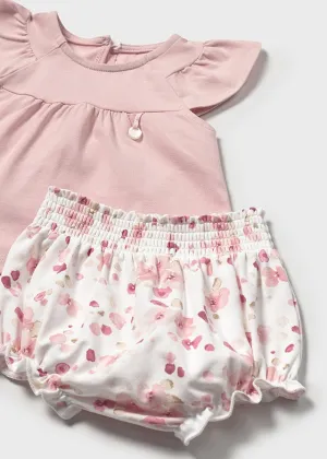 NEW SS25 Mayoral Baby Girls Outfit 1663 Rose Pink