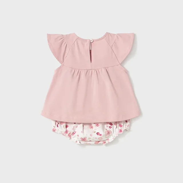 NEW SS25 Mayoral Baby Girls Outfit 1663 Rose Pink