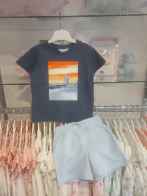 NEW SS25 Mayoral Boys Shorts Set 3049/611 18/78 Blue