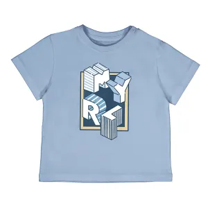 NEW SS25 Mayoral Boys t shirt 106 Light Blue/29