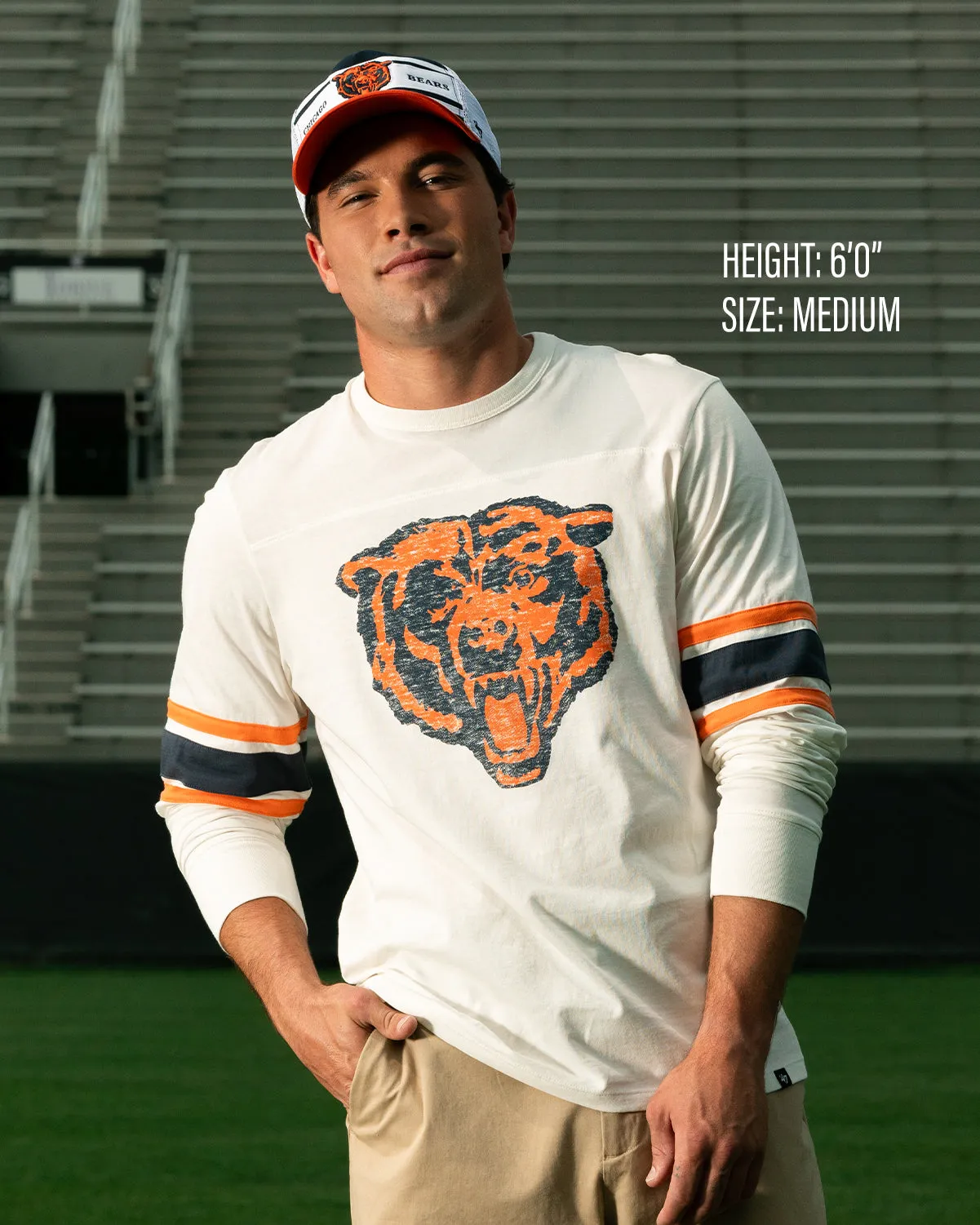 NEW YORK GIANTS GRIDIRON PREMIER '47 BREX LONG SLEEVE TEE