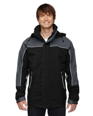 North End Mens Techno Performance 3-In-1 Mid-Length Jacket