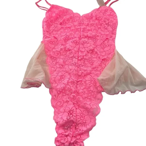 NWT We are HAH/Free People Maid To Wear Bodysuit Rose Quartz Size S