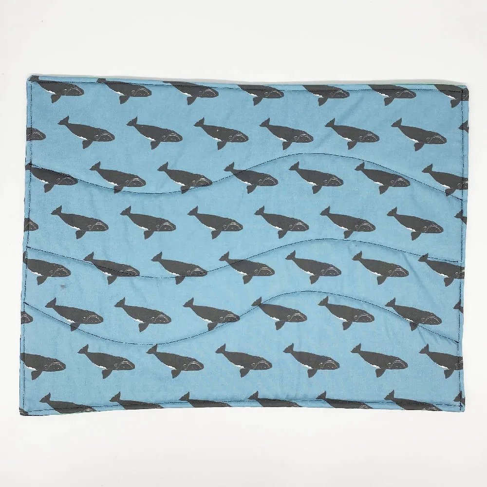 Ocean Love Placemats - Set of 6 Reversible, Quilted Placemats