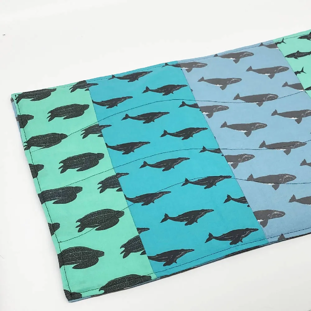 Ocean Love Placemats - Set of 6 Reversible, Quilted Placemats