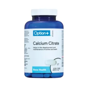 Option  Calcium Citrate 300mg 120 Tablets