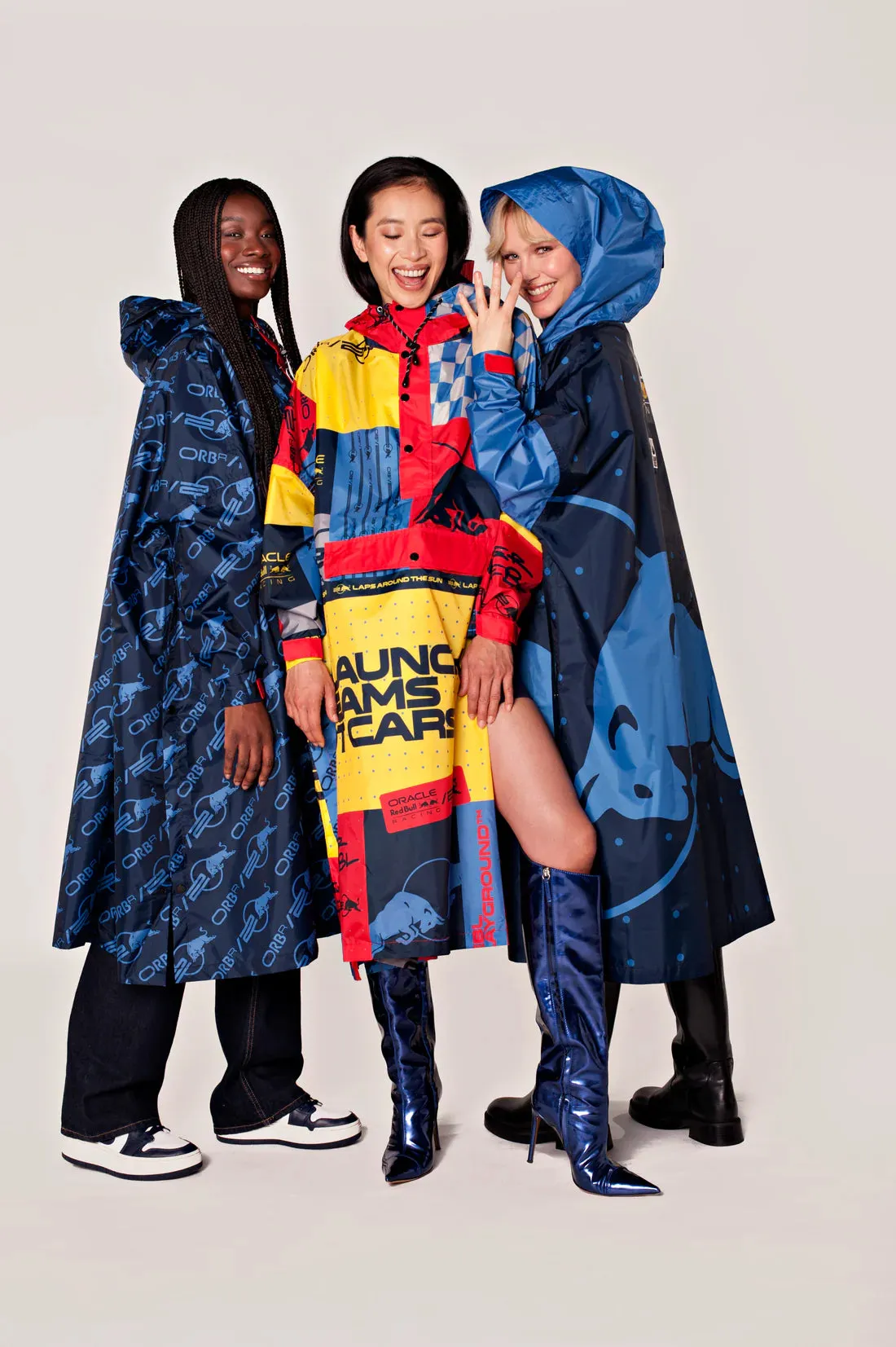 Oracle Red Bull Racing "RB20" Rain Poncho Blue