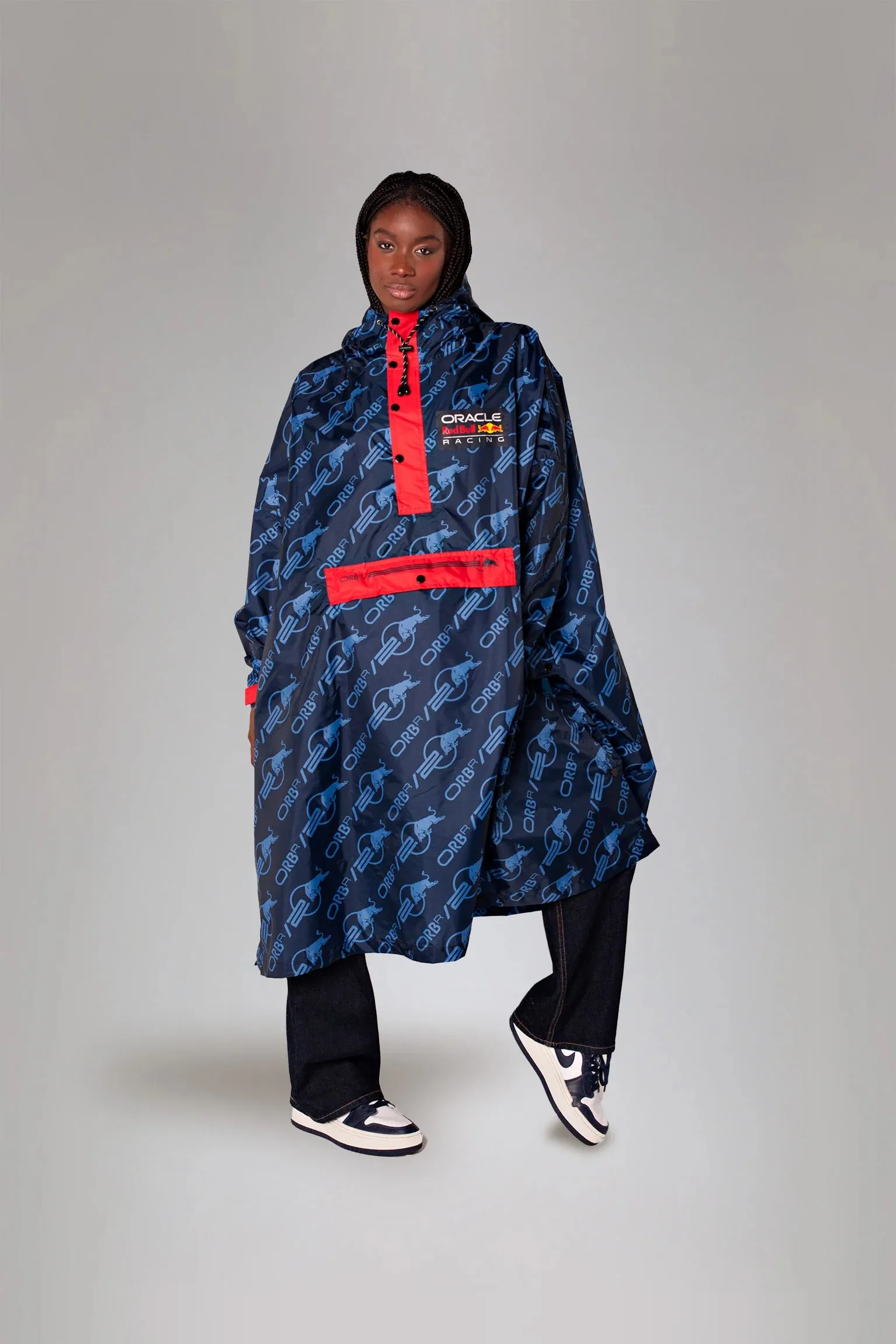 Oracle Red Bull Racing "RB20" Rain Poncho Blue
