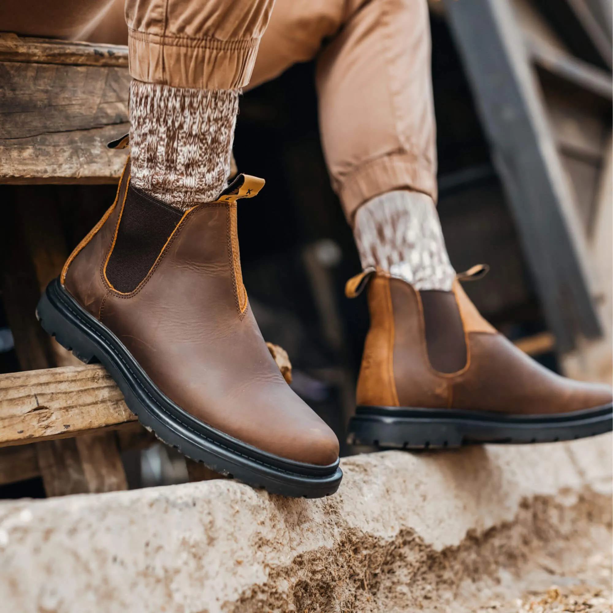 Original Chelsea Boot Rustic Brown Men's