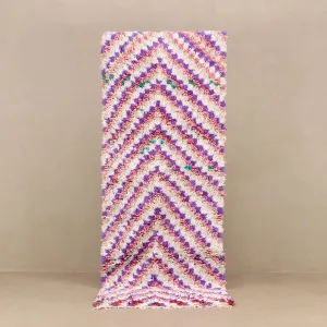 Ouahida - vintage boucherouite rug