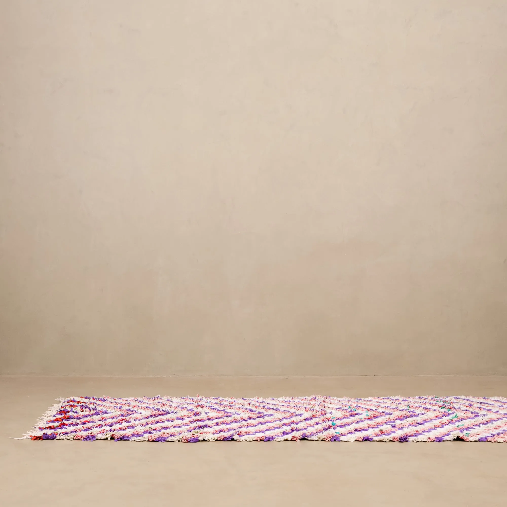 Ouahida - vintage boucherouite rug