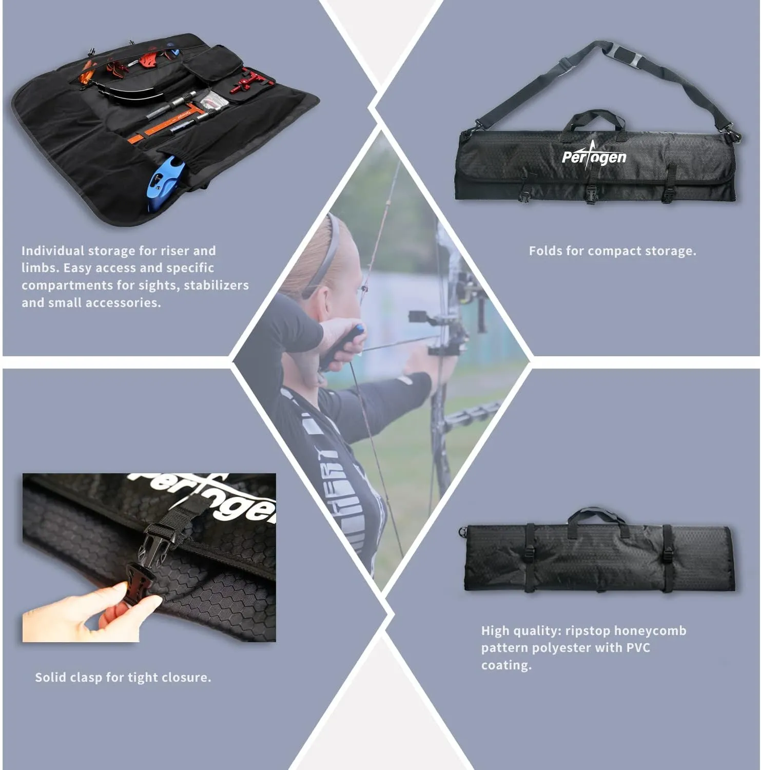 Ouliangjia Roll Up Recurve Bow Case
