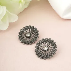 Oxidized Bird Studs