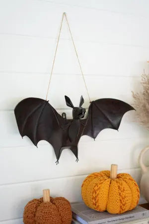 Painted Metal Bat Door Halloween Door Hanger (Pack of 2)