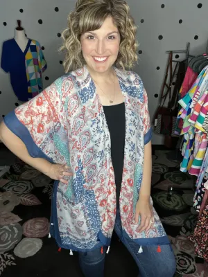 Paisley Floral Patchwork Kimono