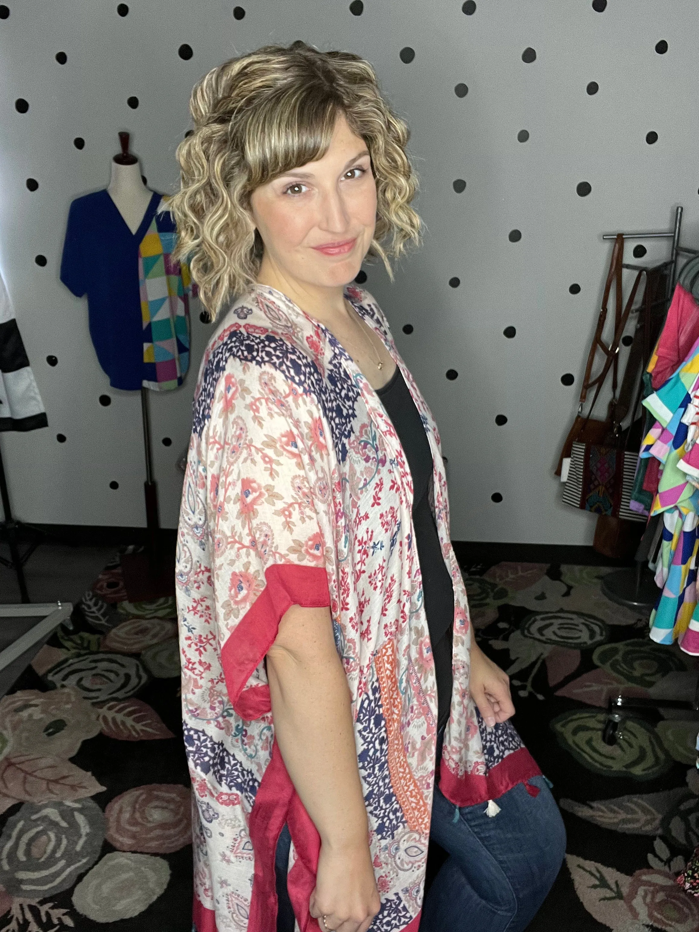 Paisley Floral Patchwork Kimono