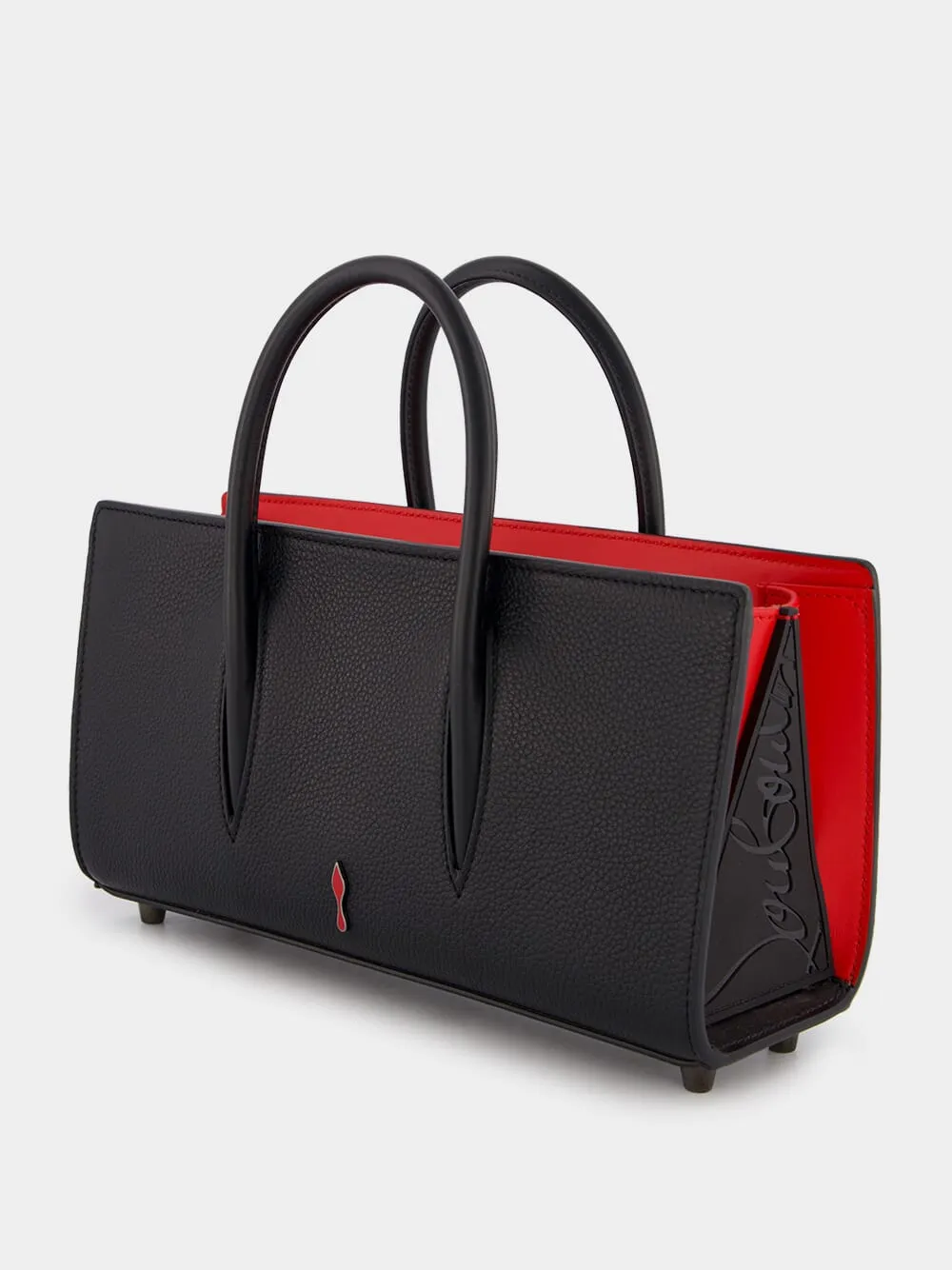 Paloma Spiked Grained Calf Leather Bag