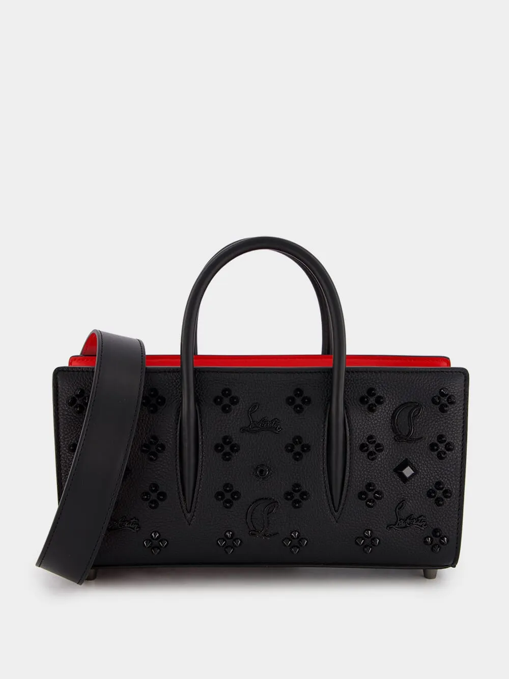 Paloma Spiked Grained Calf Leather Bag