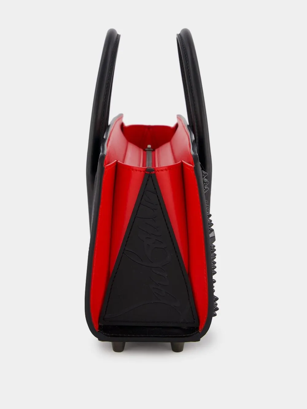 Paloma Spiked Grained Calf Leather Bag