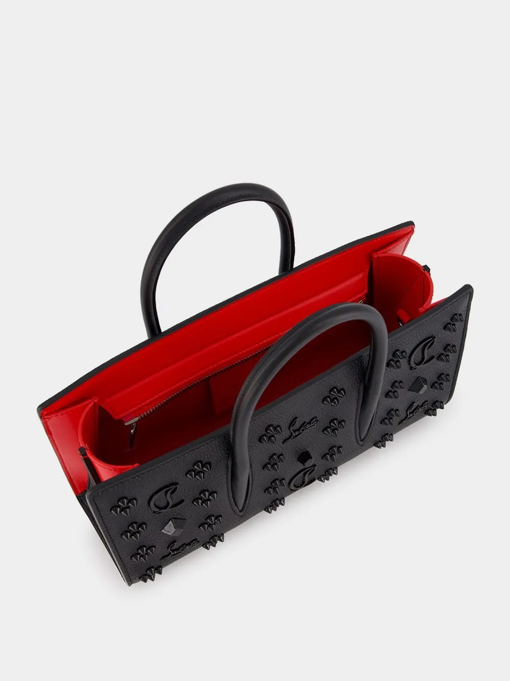 Paloma Spiked Grained Calf Leather Bag