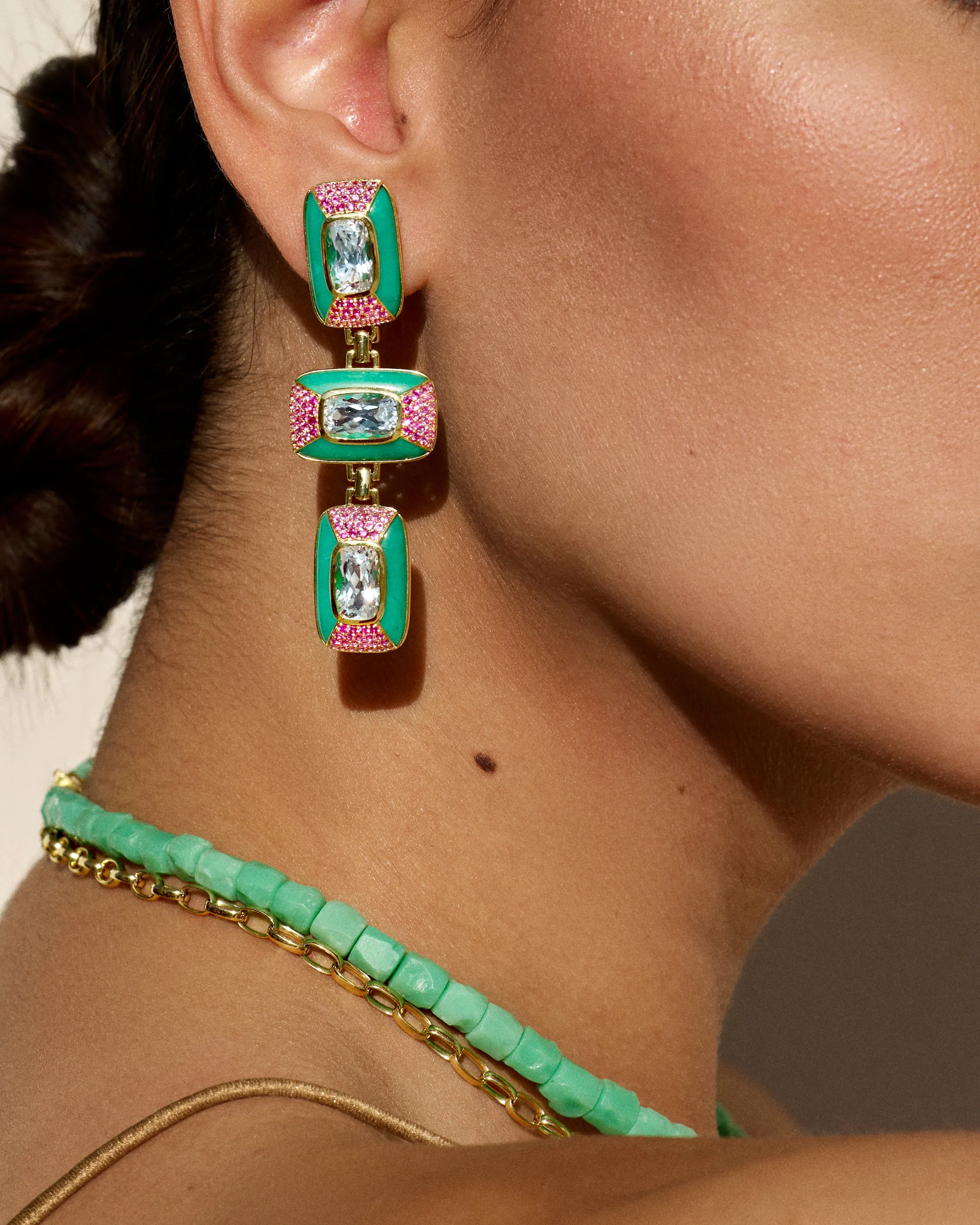 Patchwork Earring